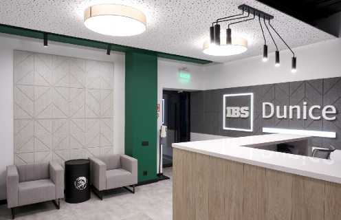 Офис Dunice — ресепшн IBS Dunice